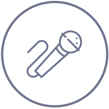 microphone entertainment icon